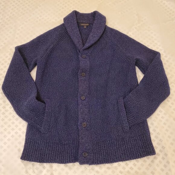 Banana Republic Men's 5-Button Shawl Cardigan Merino Wool-Blend - XL TALL - Picture 4 of 15